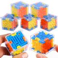 SEETE Kids Toys For Children 3D Six-Sided Magic Cube Puzzle Cube Toys Stress Reliever Rolling Ball Game 3D Maze Magic Cube Labyrinth Game Educational Toys. 