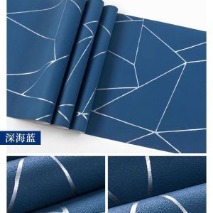 Wallpaper Dinding Motif Garis Geometris Panjang 8 s/d 10Meter x Lebar 45cm