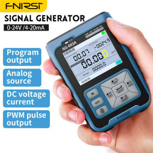 FNIRSI SG-003A 4-20mA Signal Generators 0-24V Adjustable Voltage Current PWM Pulse 2.4" TFT LCD Simulator Calibrator Transmitter