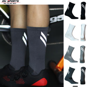 ZEEMIN Dh Sports 2020 New Cycling Socks Mountain Bike Socks with Reflective Strip Breathable Road High Cool Tall Mountain Bicycle Socks