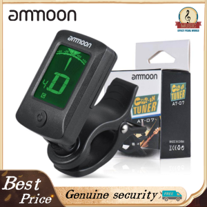ammoon AT-07 Digital Electronic Clip-On Tuner LCD Screen for Guitar