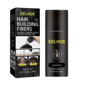 Eelhoe Hair Fiber Powder Dense Hair Sparse Hairline At The Top Of The Head Filling Powder To Cover Sparse Plump And Fluffy Hair Hair Fibers Keratin Thickening Spray Hair Building Fibers Loss Products Instant Wig Regrowth Powders