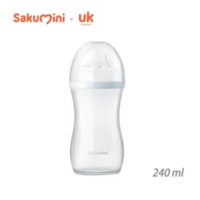 Sakumini Baby Natural Milk Feeding Bottle 120/240 ML Botol Dot Susu Bayi Newborn Nipple Peristaltic