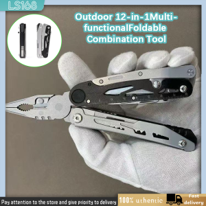 12-in-1 All-in-One Multi-functional Camping Outdoor Foldable Emergency Multi-purpose Combination Too