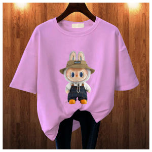 GET FASHION - KAOS LABUBU T SHIRT LABUBU BLUS KAOS OVERSIZE KAOS COTTON COMBED BLUS JUMBO