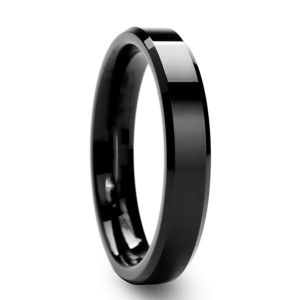 【SG】4mm Titanium Little Finger Ring Couple Joint Ring  Silver Gold Black Titanium Steel Ring