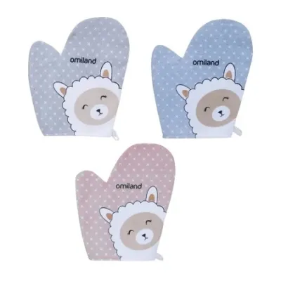 Omiland Waslap Tangan Bayi Isi 3 Alpaca Series - OTW1002