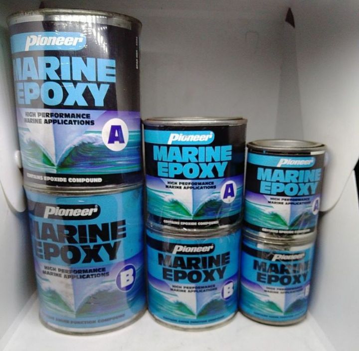 PIONEER MARINE EPOXY A AND B 1/4 PINT, 1/2 PINT, 1 PINT Lazada PH
