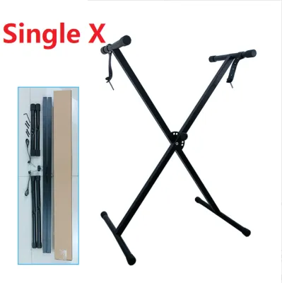 Single X / Double X / Heavy Duty Z-Shape Adjustable Electric Organ Music Electric Digital Keyboard Piano Stand Piano Rack