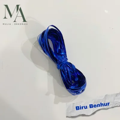 Pita Kawat Metalik Per 10 Meter Souvenir Warna Warni Twist Tie