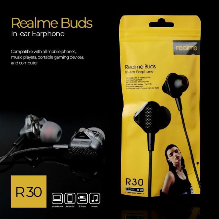 Realme r30 earphones new arrivals