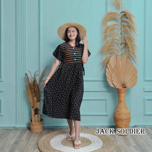 Jack soldier Dress Motif Kekinian Ibu Muda Bumil Daster Cibi LD 120 Busui Kancing Rayon Grade A