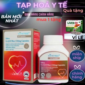 ❤️ VITATREE COENZYME Q10 150mg – DƯỠNG CHẤT CHO TRÁI TIM KHỎE MẠNH ❤️