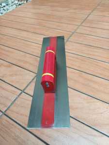 Raskam Baja 40cm/Roskam Acian/Trowel Plester Plaster Alat Acian Semen Polos Gagang Kayu