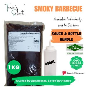 [SG Bundle] Terics Select Halal Smoky Barbeque Sauce BBQ Barbecue with Squeezy Bottle 顶立贸易 清真 BBQ烧烤酱