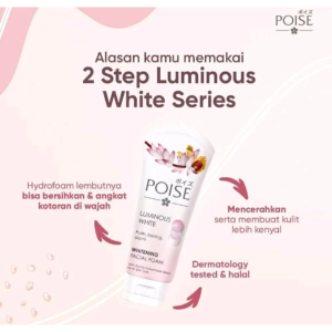 ✨ ELYSIA ✨POISE Facial Foam 50/100 gr Clear shine/Anti acne/Anti bacterial/Luminous white Sabun pencuci wajah