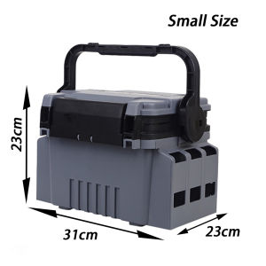 Lure Fishing Box Fishing Tackle Box Fishing Storage Box Seated Pole Cup Holder Multifunctional Fishing Accessories钓鱼