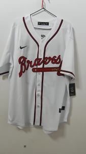 MLB Embroidered Baseball Jersey Atlanta Braves Black 13 # AUUNAJR Ronald jersey