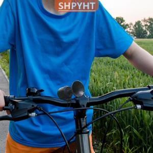[COD] SHPYHT SPORTS Bicycle Bell Electronic Horn Loud Warning Sound ABS 120db Safety Electric Bell IPX4 Speaker Alarm Ring For Scooter Road Bike