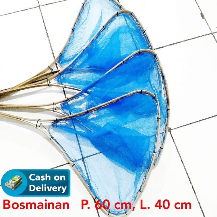 Seser Ikan 60 x 40 Cm / Jaring Ikan / Serok Ikan
