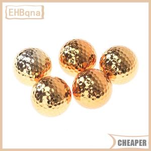 [COD] EHBqna SPORTS zhanghe Earhs 1 PC ลูกกอล์ฟนวนิยายบอลอุปกรณ์กอล์ฟสีทอง