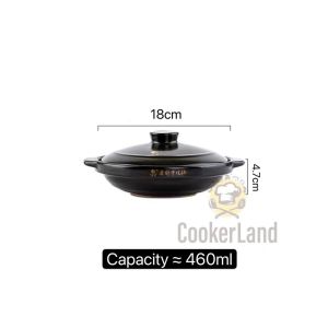 Casserole Stew Pot Ceramic Clay Pot Gas Stove Cookware Soup 600℃ High Temperature Resistant / 煲仔砂锅饭陶
