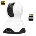 Vimtag Ip Camera Wifi 360 ° PTZ 4MP nhìn xuyên đêm HD 2 chiều âm thanh con người & âm thanh & cảm biến chuyển động camera giám sát an ninh trong nhà. 