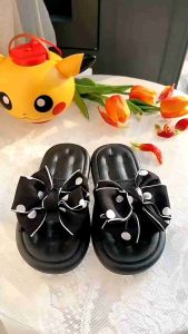 Dép bé gái dép quai ngang bé gái đính nơ thời trang cute cực xinh cho bé từ 2 đến 10 tuổi