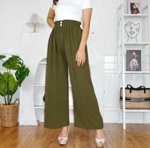 NF - JY- PREMIUM AIRFLOW CRINCLE / Charlotte Kulot L-XL Double Pant Crincle Airflow