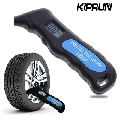 [Ready Stock] KIPRUN TG105 Digital Car Tire Tyre Air Pressure Gauge Meter LCD Display Manometer Barometers Tester for Car Truck Motorcycle Bike