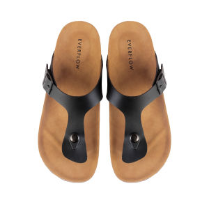 Alfa Sandal Kasual Pria Kulit Sintetis Ukuran Besar Size 45 Model Terbaru Keren untuk Jalan Santai VEV100