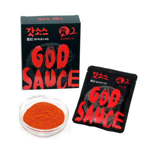 [GOD SAUCE] Korean Spicy Sauce 3 levels 1 Box 240g(60g*4packs) / Hot sauce challenge set  spicy chili powder camping spices