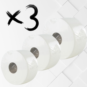 3PLY JUMBO TOILET ROLL TISSUE PAPER | BATHROOM TISSUE | SHOPPING MALL TOILET ROLL (BUNDLE) MP24