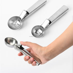 Ice Cream Scoop Stainless Steel Ice Cream Spoon Dessert Scoop