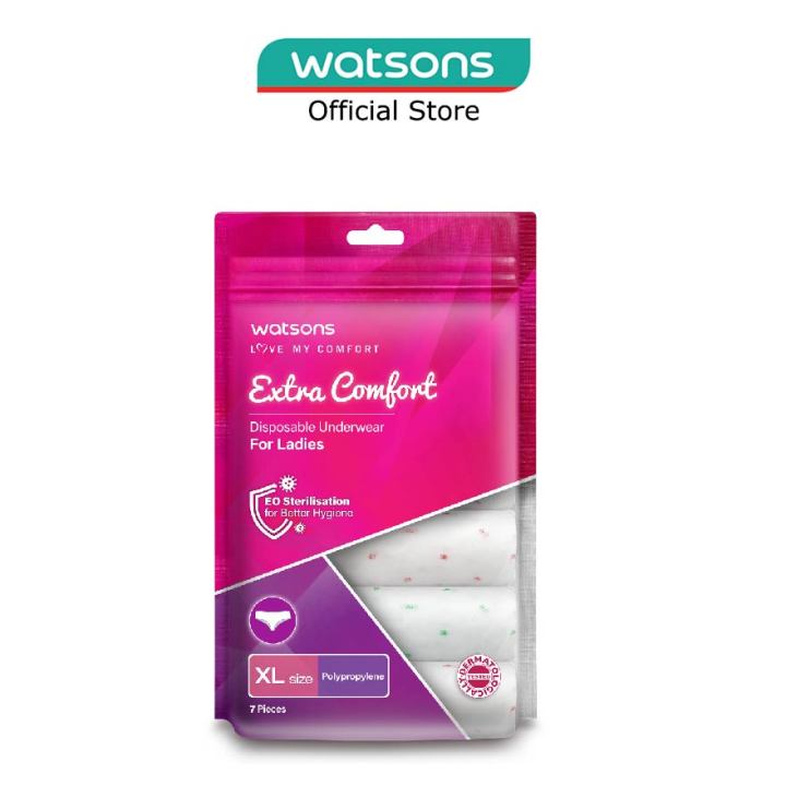 WATSONS Extra Comfort Disposable Underwear For Ladies (XL Size) 7s
