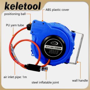 20M Compressor angin hose reel Retractable Auto Rewind Air 260PSI Compressor Hose Reel Wall Mount Air Hose Compressor