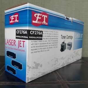 FIRST  HP TONER 76A+CHIP (CF276A)เทียบเท่า  ตลับหมึกโทนเนอร์ สีดำ สำหรับPro M404dnMFP M428dw M428fdn  MFP M428f