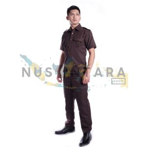 Seragam Safari Hitam Pria Lengan Pendek Seragam Paspampers Seragam Driver Seragam Safari Satpam Security