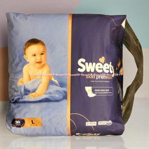Sweety L30 Skin Premium 2mm Slim Sap Diapers Dual Zone Tech Popok Anak Sweeti Ukuran Large 30pcs Daya Serap Tinggi Karet Pinggang Elastis