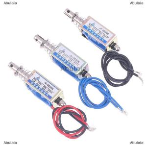 [COD] Abulaia แม่เหล็กไฟฟ้ากระแสตรงแบบกดและดึง6V 12V 24V 1ชิ้น JF-0530B 5N โซลินอยด์เชิงเส้น10มม.