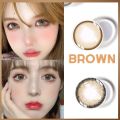 [✅COD] MYSTICEYES SOFTLENS STAR ORBIT SERIES SEPIA 14.5MM  NORMAL LENS BIG EYES. 