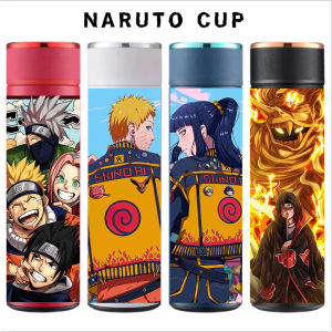 304 stainless steel anime Uzumaki Naruto Uchiha Sasuke Kakashi Itachi double dimensional vacuum flask for male female students NARUTO Birthday gift