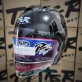 Helm TSR Ram 4 HITAM Glass Black Original Half Face TSR Helmet Ram4. 