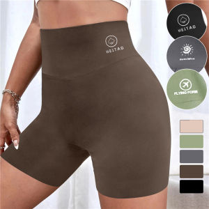 Summer Yoga Shorts Casual High Waist Sports Yoga Shorts 2 In 1 Safety Pants Fashion Korean Style Simple Running Cycling Short Pant For Women Student Fitness Enthusiast