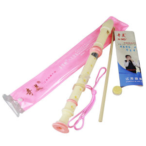 KAWES German 8 Holes Soprano Plastic Recorder C Key Clarinet  Descant Recorder for Beginner with Bag