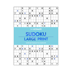 Ultimate Sudoku Large Print Puzzles Activity Book (80+ Puzzles) For Kids & Adults