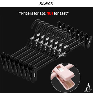 Penyangkut Seluar Dengan Klip/Anti- Slip Pant Hanger Rotatable Stackable Seamless Household Stretch Pants Rack with Buckle Hanger/防滑裤衣架