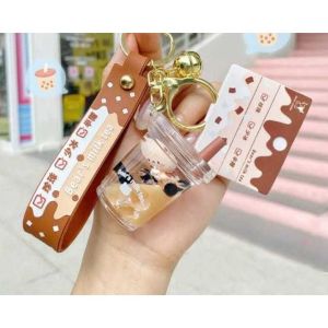 GANTUNGAN KUNCI BUBLE TEA LUCU WARNA RANDOM