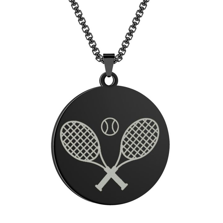 WZK BRACELET New Tennis Pendant Personality Simple Tennis Racket Men's  Necklace Retro Punk Tennis Racket Fashion Pendant Necklace Lazada PH