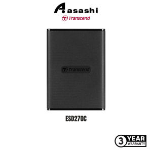 Transcend ESD270C 500GB / 1TB / 2TB USB3.1 Gen2 Type-C Portable SSD 270C